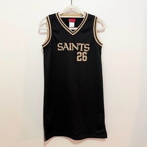 Reebok Saints Jersey Dress Black Gold #26 Women’s Medium